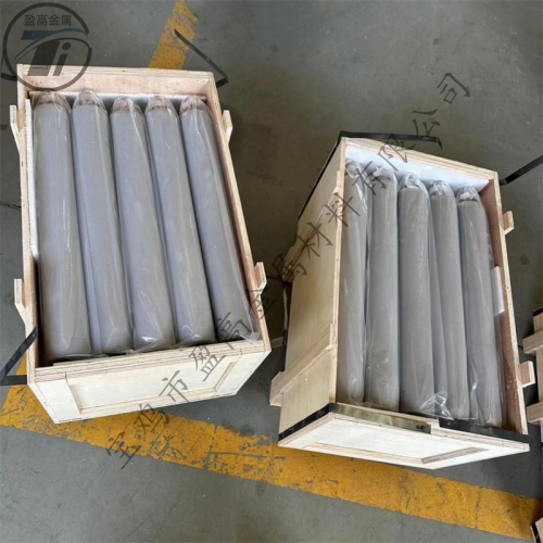 客戶(hù)定制的高溫合金燒結濾芯出貨啦